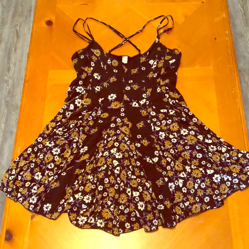 Free People X “Yuma” Swing Dress in Black